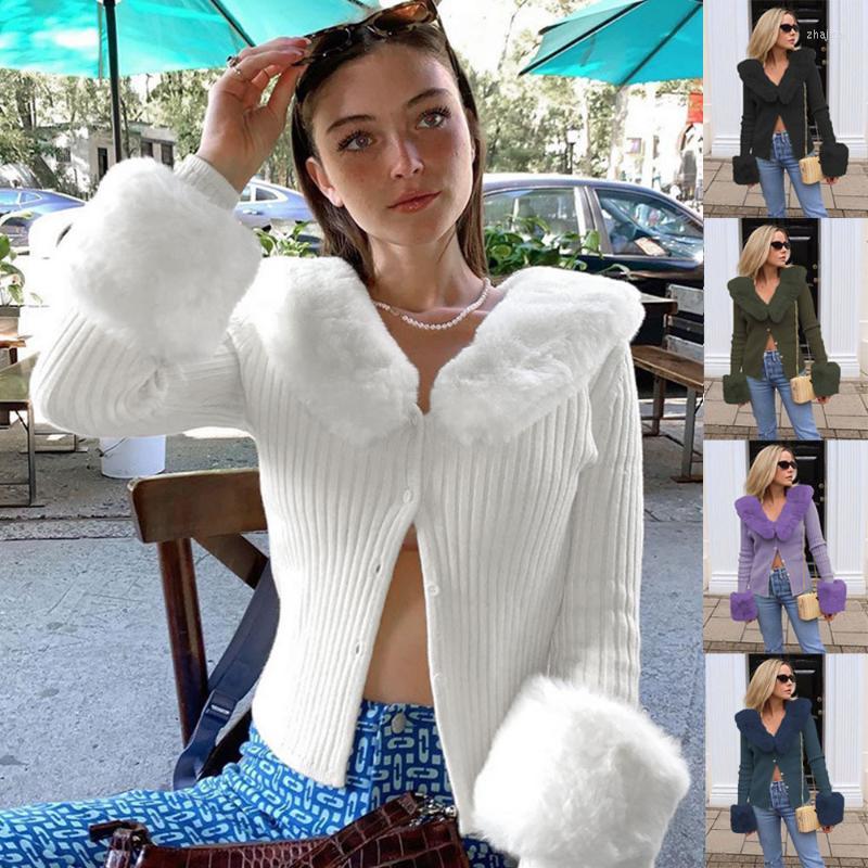 Women' Jackets Women' Donsignet Winter Long Sleeve Top For Women Sexy Fur Collar Knitting Coat Solid Single Breasted, White
Women' Jackets Women' Donsignet Winter Long Sleeve Top For Women Sexy Fur Collar Knitting Coat Solid Single Breasted, White