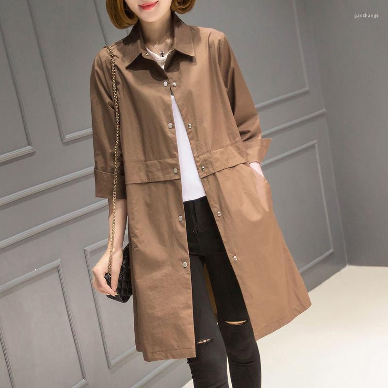 Women's Trench Coats Leisure Medium Length Windbreaker Women's Autumn 2022 Loose Fashion Versatile Small Thin Coat, Khaki
Women's Trench Coats Leisure Medium Length Windbreaker Women's Autumn 2022 Loose Fashion Versatile Small Thin Coat, Khaki