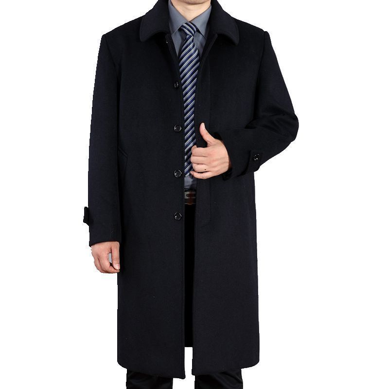 Men's Wool Blends Winter Jacket Coat Casual Slim Collar Long Cotton Trench Luxurious Brand Clothing 220930, Black
Men's Wool Blends Winter Jacket Coat Casual Slim Collar Long Cotton Trench Luxurious Brand Clothing 220930, Black