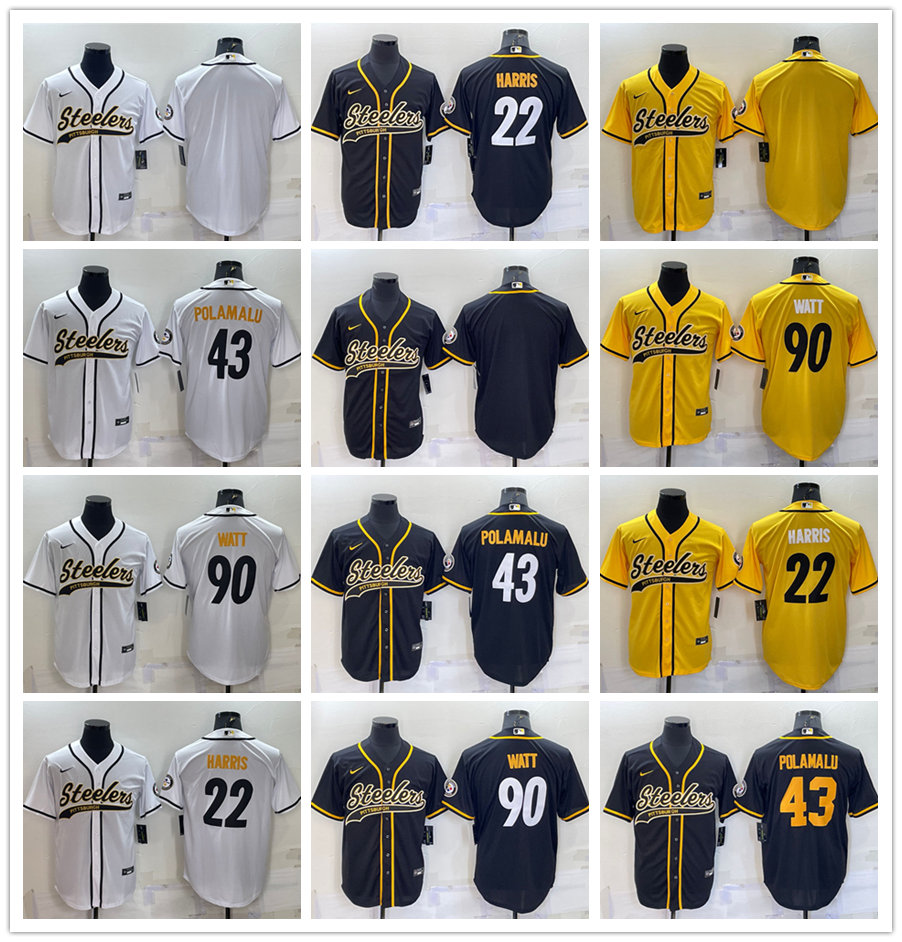 Baseball Footall Jersey Pittsburgh''Steelers''Men T.J. Watt Najee Harris Troy Polamalu Cool Base Stitched
Baseball Footall Jersey Pittsburgh''Steelers''Men T.J. Watt Najee Harris Troy Polamalu Cool Base Stitched