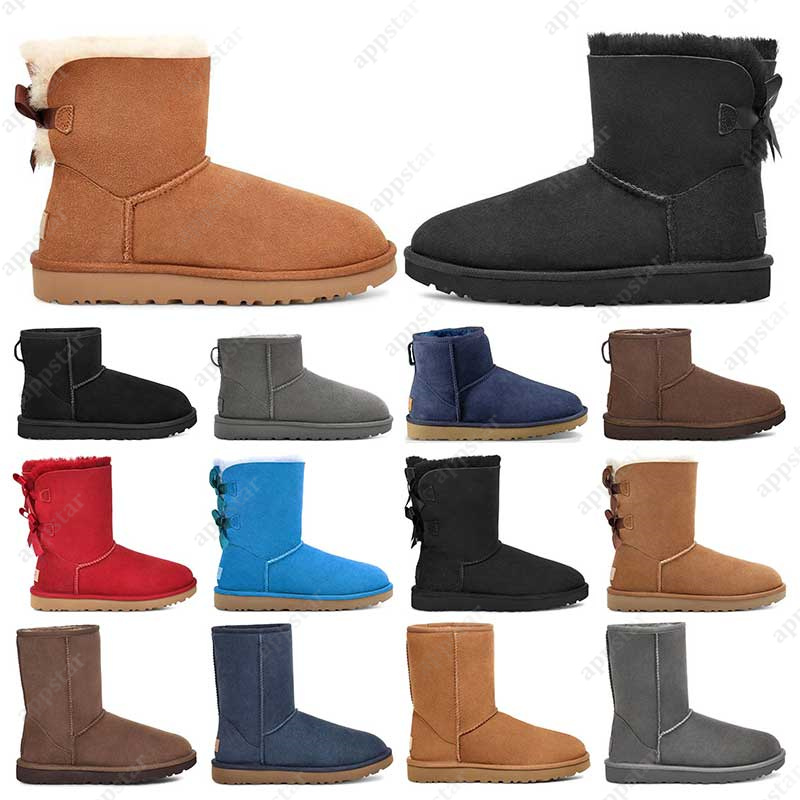 Designer Boots Women Booties Classic Snow Boot Ankle Mini Short Bow Fur Winter Black Grey Chestnut Bowtie Luxurys Fashions
Designer Boots Women Booties Classic Snow Boot Ankle Mini Short Bow Fur Winter Black Grey Chestnut Bowtie Luxurys Fashions