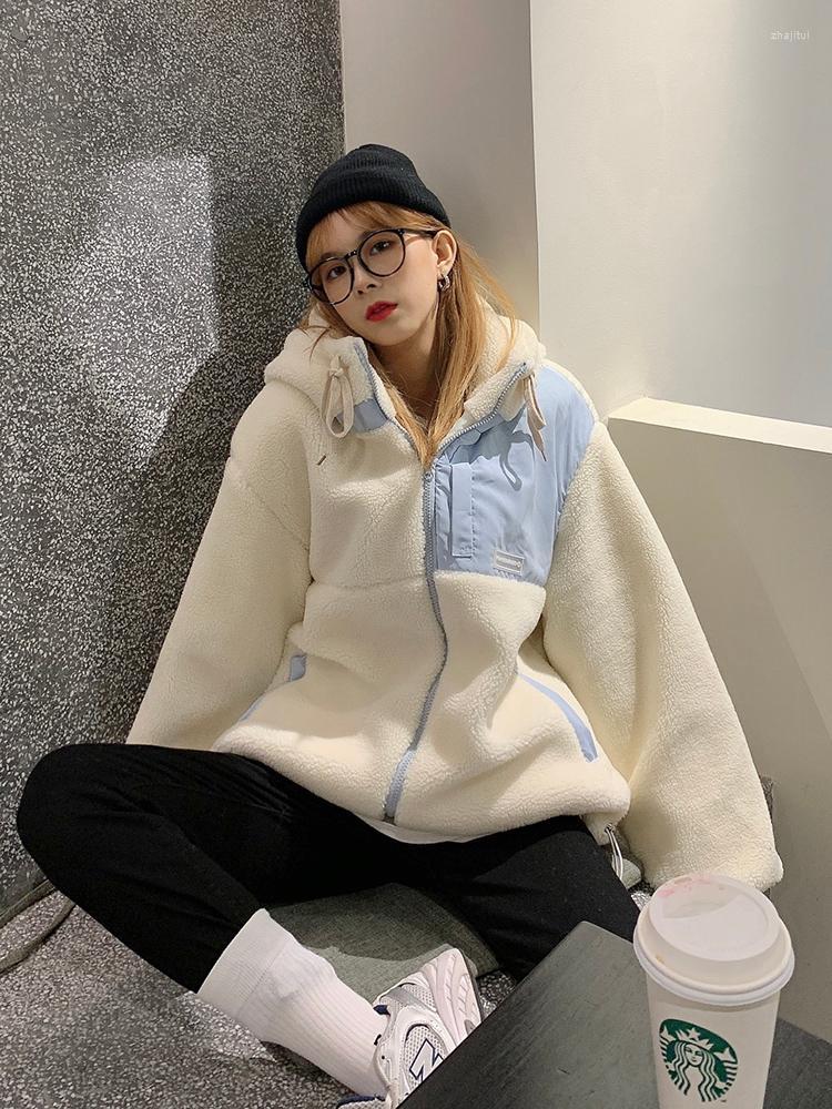 Women' Fur Women' & Faux Women 2022 Autumn Winter Hooded Coat Female Fashion Fluffy Lamb Jacket Ladies Thick Warm Overcoat B38, Blue
Women' Fur Women' & Faux Women 2022 Autumn Winter Hooded Coat Female Fashion Fluffy Lamb Jacket Ladies Thick Warm Overcoat B38, Blue