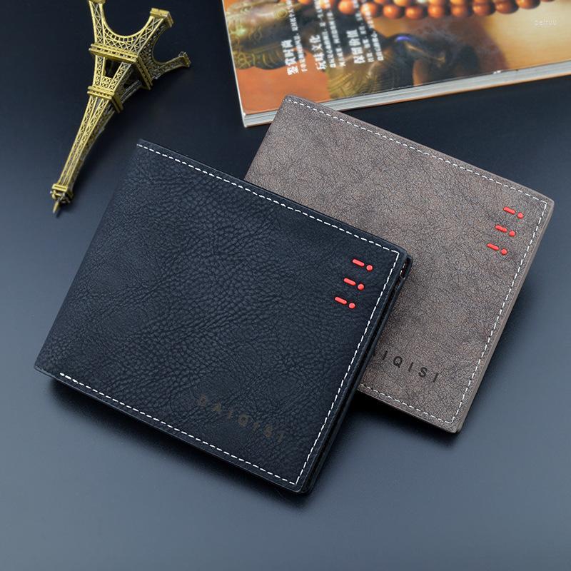 Wallets Men's Wallet Male Short Style Simple Retro Thin Frosted Youth Large-capacity Horizontal Holder Soft Purse, Brown
Wallets Men's Wallet Male Short Style Simple Retro Thin Frosted Youth Large-capacity Horizontal Holder Soft Purse, Brown