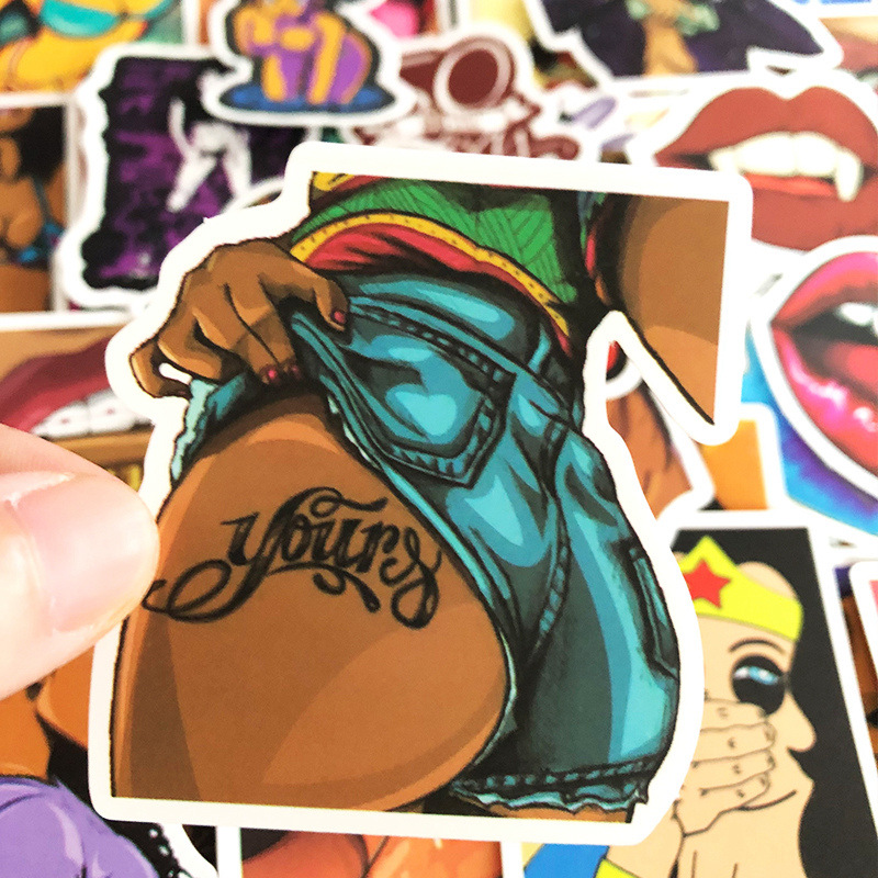 Sexy Women Stickers Pack 50 Pcs Suitcase Stickers Vinyl Decals for Laptop Helmet Bumper Ipad Car Luggage Water Bottle, Multi colors
Sexy Women Stickers Pack 50 Pcs Suitcase Stickers Vinyl Decals for Laptop Helmet Bumper Ipad Car Luggage Water Bottle, Multi colors