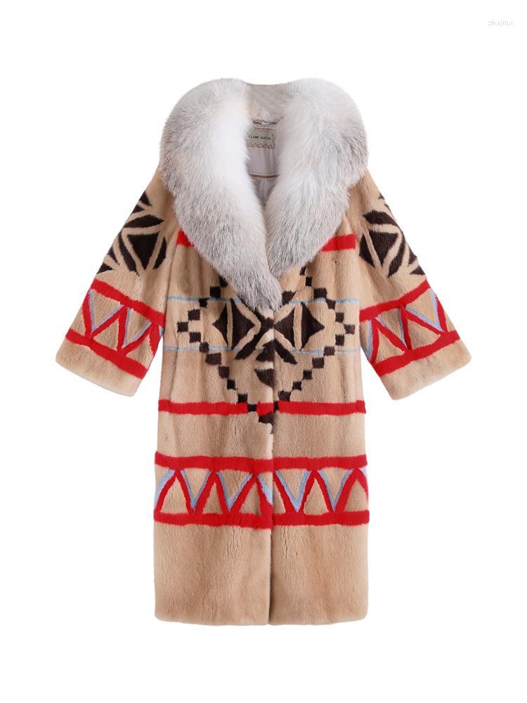 Women's Fur Women's & Faux Arlene Sain 2022 European And American Catwalk Imported Velvet Mink Coat Mid-length Full Female Hit Color, Beige
Women's Fur Women's & Faux Arlene Sain 2022 European And American Catwalk Imported Velvet Mink Coat Mid-length Full Female Hit Color, Beige