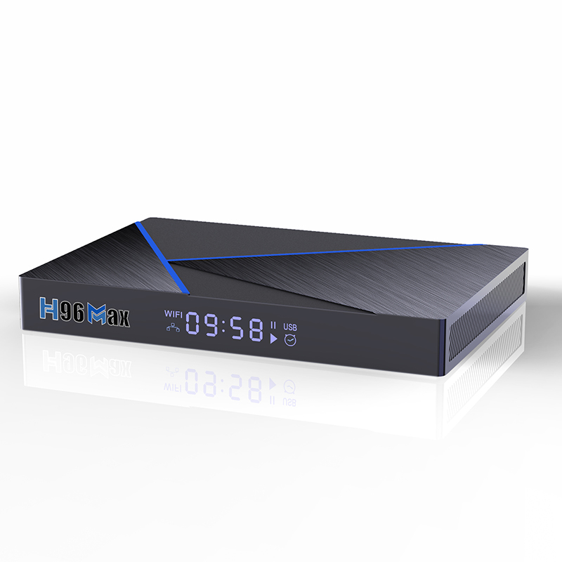 H96 Max V56 Smart TV Box BT 4.0 Set Top Box 3D Video Formats Free Internet Searching for Home Entertainment