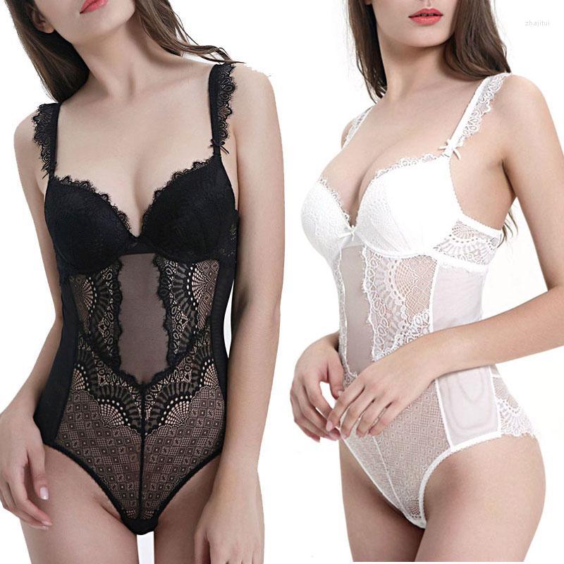 Women' Shapers Women' Women Snap Crotch Lingerie Lace Bodysuit Deep V 1-Piece XRQ88, Black
Women' Shapers Women' Women Snap Crotch Lingerie Lace Bodysuit Deep V 1-Piece XRQ88, Black