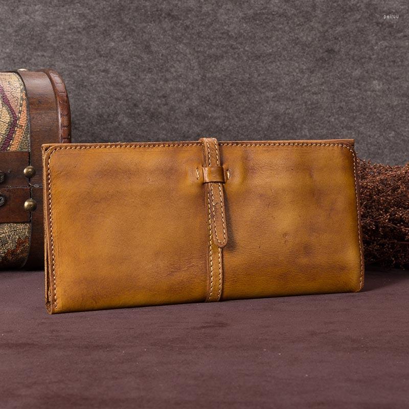 Wallets Vintage Genuine Leather Women's Wallet Female Cowhide Long Card Holder Large Capacity Coin Purses Phone Clutch Bags BJYL, 11
Wallets Vintage Genuine Leather Women's Wallet Female Cowhide Long Card Holder Large Capacity Coin Purses Phone Clutch Bags BJYL, 11
