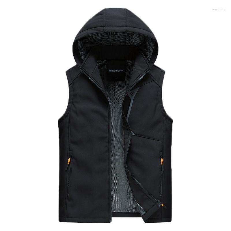 Men's Vests Fashion Brand Men Hooded Vest 2022 Autumn Winter Warm Sleeveless Thicken Jacket Casual Male Windproof Waistcoat Size -4XL, Black
Men's Vests Fashion Brand Men Hooded Vest 2022 Autumn Winter Warm Sleeveless Thicken Jacket Casual Male Windproof Waistcoat Size -4XL, Black