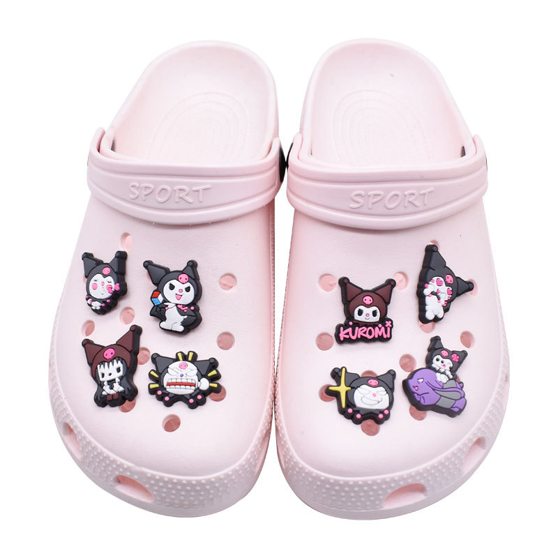 Anime charms wholesale cute kuromi cartoon charms shoe accessories pvc decoration buckle soft rubber clog charms fast ship, Equally mixed colors
Anime charms wholesale cute kuromi cartoon charms shoe accessories pvc decoration buckle soft rubber clog charms fast ship, Equally mixed colors