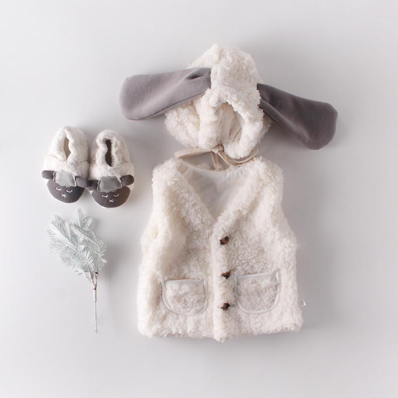 Vest Winter Baby Boys & Girls Solid Color Children Warm Thicken Outerwear Sleeveless Vests Jacket Cute Ear HatVest, Khaki
Vest Winter Baby Boys & Girls Solid Color Children Warm Thicken Outerwear Sleeveless Vests Jacket Cute Ear HatVest, Khaki