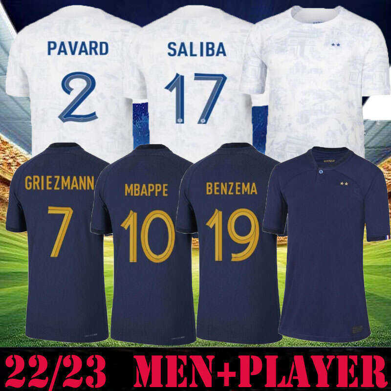 4-xL Maillots 22 23 World Cup Soccer Jersey French BENZEMA Football shirts MBAPPE GRIEZMANN POGBA kante maillot foot kit top shirt hommes, 22/23 away piayer
4-xL Maillots 22 23 World Cup Soccer Jersey French BENZEMA Football shirts MBAPPE GRIEZMANN POGBA kante maillot foot kit top shirt hommes, 22/23 away piayer