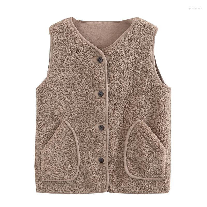 Women's Vests Spring/Autumn Women Vest Coat Oversize Fleece Jacket Simple Warm Outerwear Fashion Casual Loose Tops 2022 Women's, Beige
Women's Vests Spring/Autumn Women Vest Coat Oversize Fleece Jacket Simple Warm Outerwear Fashion Casual Loose Tops 2022 Women's, Beige