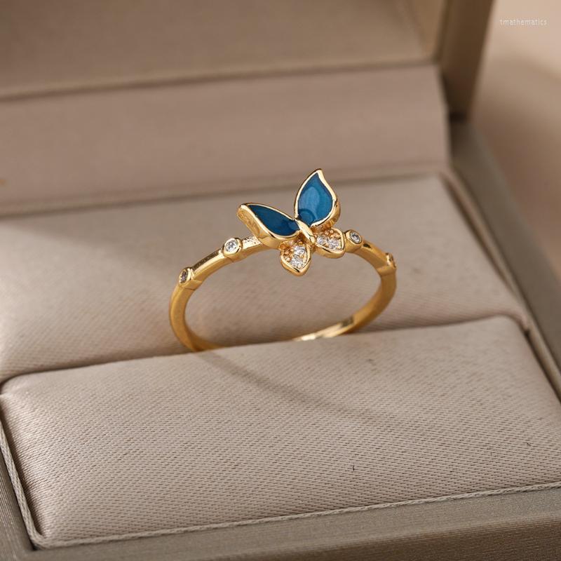 Cluster Rings Butterfly Bamboo For Women Open Adjustable Stainless Steel Gold Color Finger Ring 2022 Trend Couple Jewelry Anillos MujerClust
Cluster Rings Butterfly Bamboo For Women Open Adjustable Stainless Steel Gold Color Finger Ring 2022 Trend Couple Jewelry Anillos MujerClust