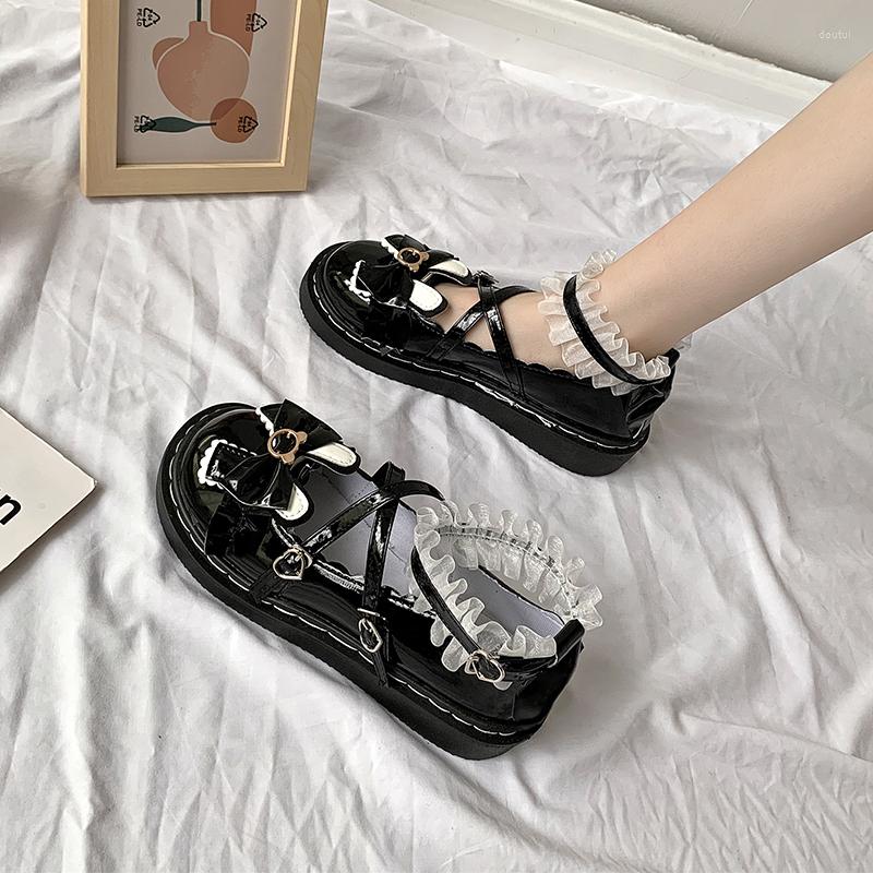 Dress Shoes Sweet Leather Female Mary Jane Thick-soled Increase Japanese Lolita 2022 Summer Thin Jk Pink Bow Heel High 3CM, Black
Dress Shoes Sweet Leather Female Mary Jane Thick-soled Increase Japanese Lolita 2022 Summer Thin Jk Pink Bow Heel High 3CM, Black