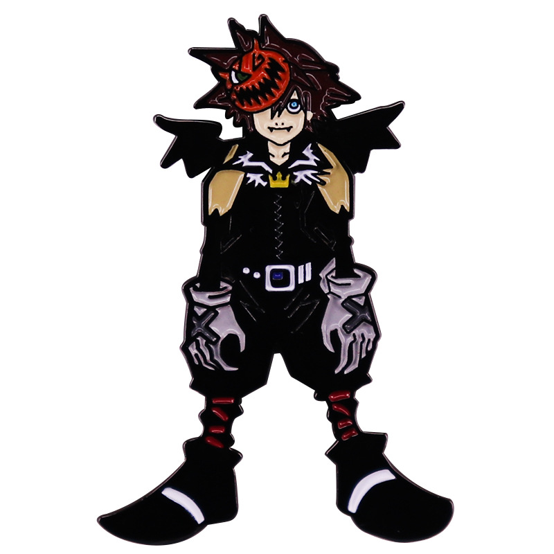 Kingdom Hearts brooch Heart of the Kingdom series games pumpkin mask boy sora brooch anime game metal badge student bag pin, As picture
Kingdom Hearts brooch Heart of the Kingdom series games pumpkin mask boy sora brooch anime game metal badge student bag pin, As picture