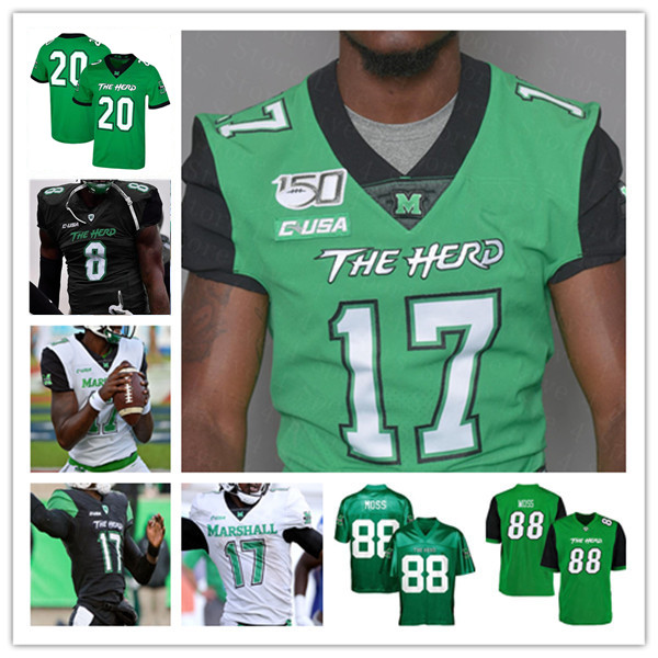 Ncaa College Marshall Thundering Herd Football Jerseys Henry Colombi Cam Fancher Khalan Laborn Ethan Payne A.J. Turner Corey Gammage Caleb McMill