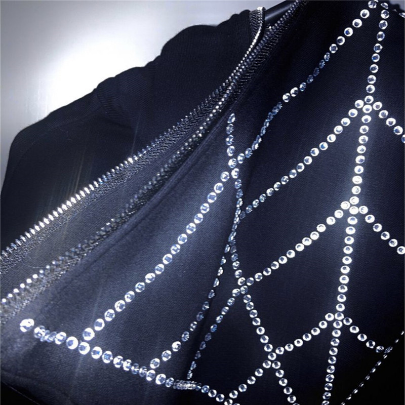 Women's Hoodies Sweatshirts Y2K Cobweb Zip Up Oversized Sweatshirt Autumn Goth Hoodie Men Women Grunge Hooded Jacket Streetwear Clothing 220930