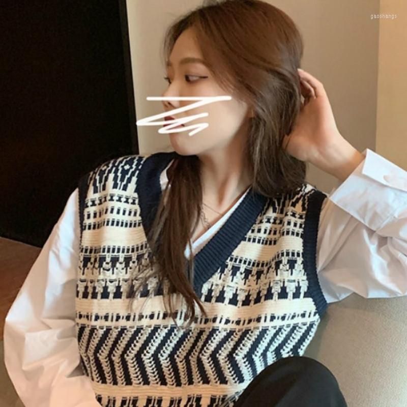 Women's Vests Fashion Knit Sweater Women Vest Sleeveless Jacket Korean Casual Pullover Tops Womens Clothes Chaleco Plumas Mujer WPY2203, Black
Women's Vests Fashion Knit Sweater Women Vest Sleeveless Jacket Korean Casual Pullover Tops Womens Clothes Chaleco Plumas Mujer WPY2203, Black