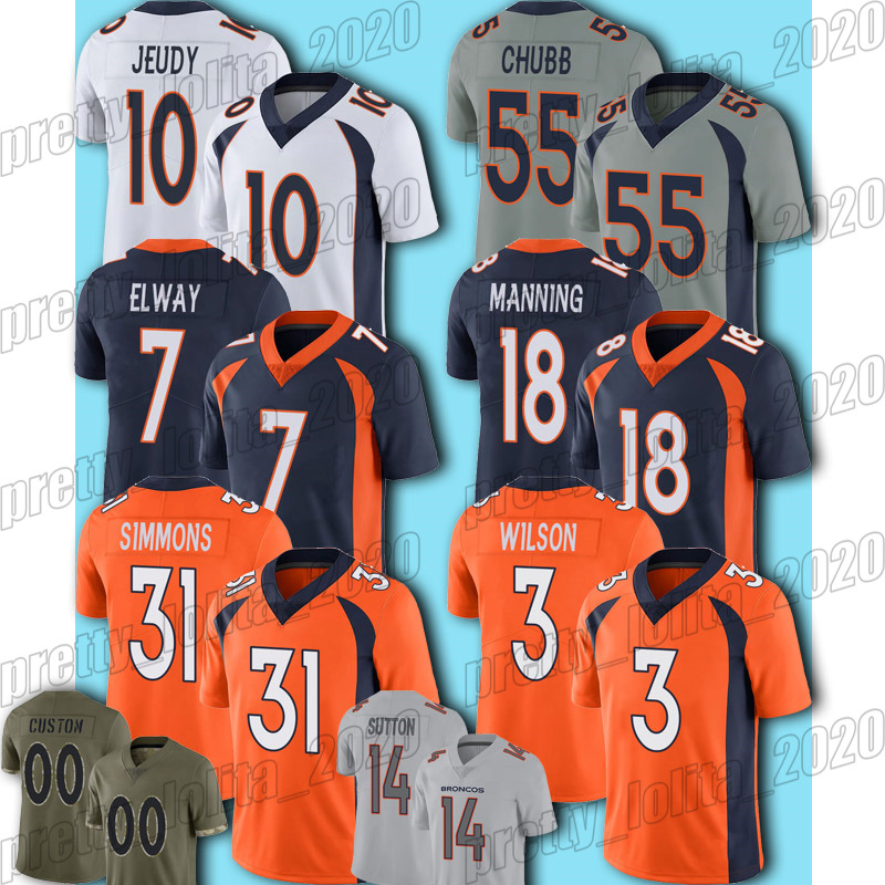 3 Russell Wilson Football Jersey Denver Broncos Melvin Gordon III Courtland Sutton Jerry Jeudy Alex Singleton Jerseys Patrick Surtain Justin Simmons Josey Jewell, Man custom jersey (ym)
3 Russell Wilson Football Jersey Denver Broncos Melvin Gordon III Courtland Sutton Jerry Jeudy Alex Singleton Jerseys Patrick Surtain Justin Simmons Josey Jewell, Man custom jersey (ym)