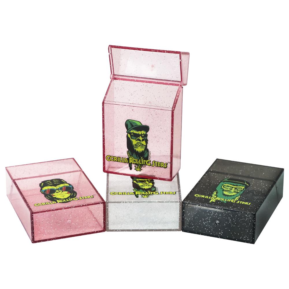 Gorilla Transparent Plastic Cigarette Case For Packing Cigarettes Cases Container with Printing Logo Hold 20PCS pipe smoking rolling tobacco Box
Gorilla Transparent Plastic Cigarette Case For Packing Cigarettes Cases Container with Printing Logo Hold 20PCS pipe smoking rolling tobacco Box