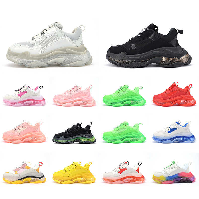 Platform Casual Shoes Triple S Clear Bubble Midsole Black White Green Men women Sneakers Trainers Size 36-45, # 16
Platform Casual Shoes Triple S Clear Bubble Midsole Black White Green Men women Sneakers Trainers Size 36-45, # 16