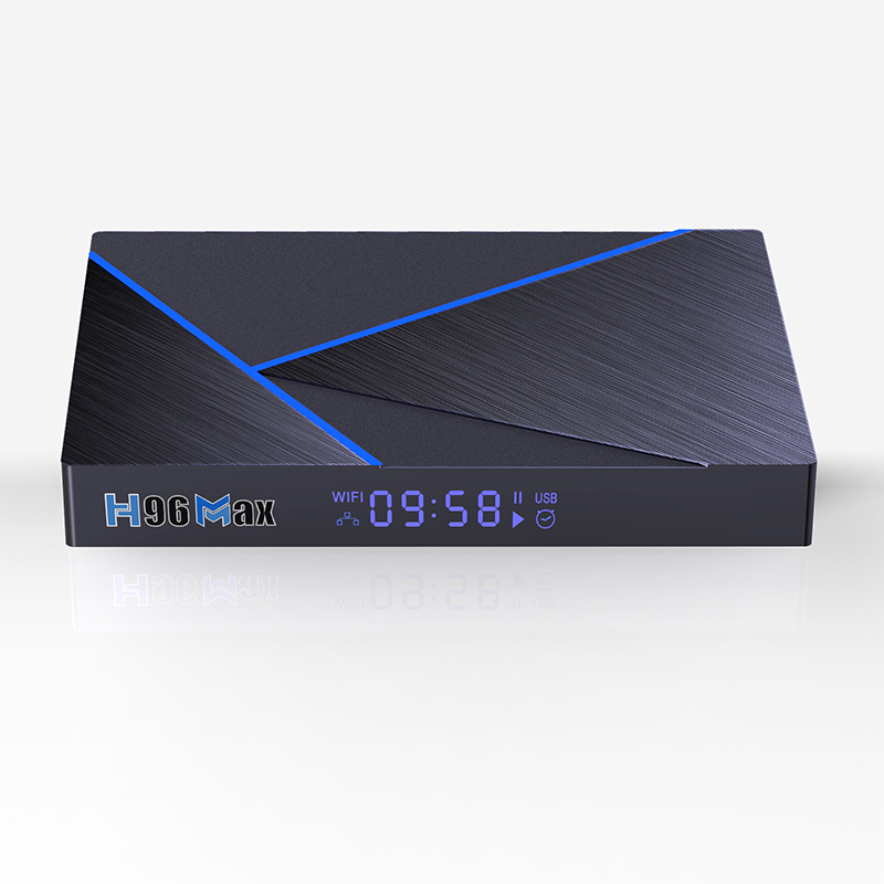 H96 Max V56 Smart TV Box BT 4.0 Set Top Box 3D Video Formats Free Internet Searching for Home Entertainment