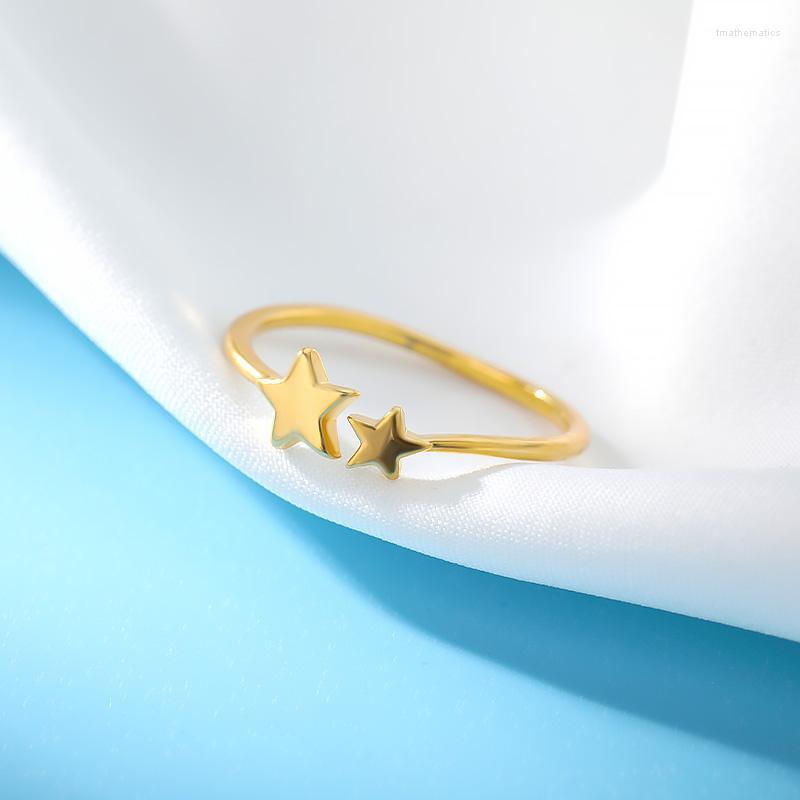 Cluster Rings Adjustable Stars For Women Girls Stainless Steel Aesthetic Ring Female 2022 Trend Fashion Jewelry Couple Gift AnillosCluster
Cluster Rings Adjustable Stars For Women Girls Stainless Steel Aesthetic Ring Female 2022 Trend Fashion Jewelry Couple Gift AnillosCluster