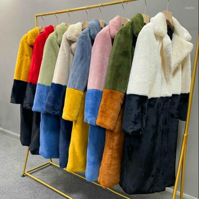 Women' Fur Women' & Faux Winter Women Coat 2022 Luxury Lapel Patchwork OverCoat Female Casual Thick Warm Oversized Outerwear, Orange purple
Women' Fur Women' & Faux Winter Women Coat 2022 Luxury Lapel Patchwork OverCoat Female Casual Thick Warm Oversized Outerwear, Orange purple