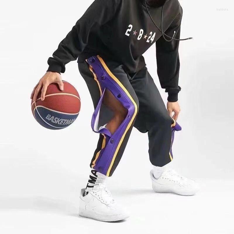 Men' Pants Breasted Trousers Men' Full Open Loose Trend Wide-leg Side Buttons Casual Beam Feet Basketball Training Sweatpants Joggers, Black
Men' Pants Breasted Trousers Men' Full Open Loose Trend Wide-leg Side Buttons Casual Beam Feet Basketball Training Sweatpants Joggers, Black