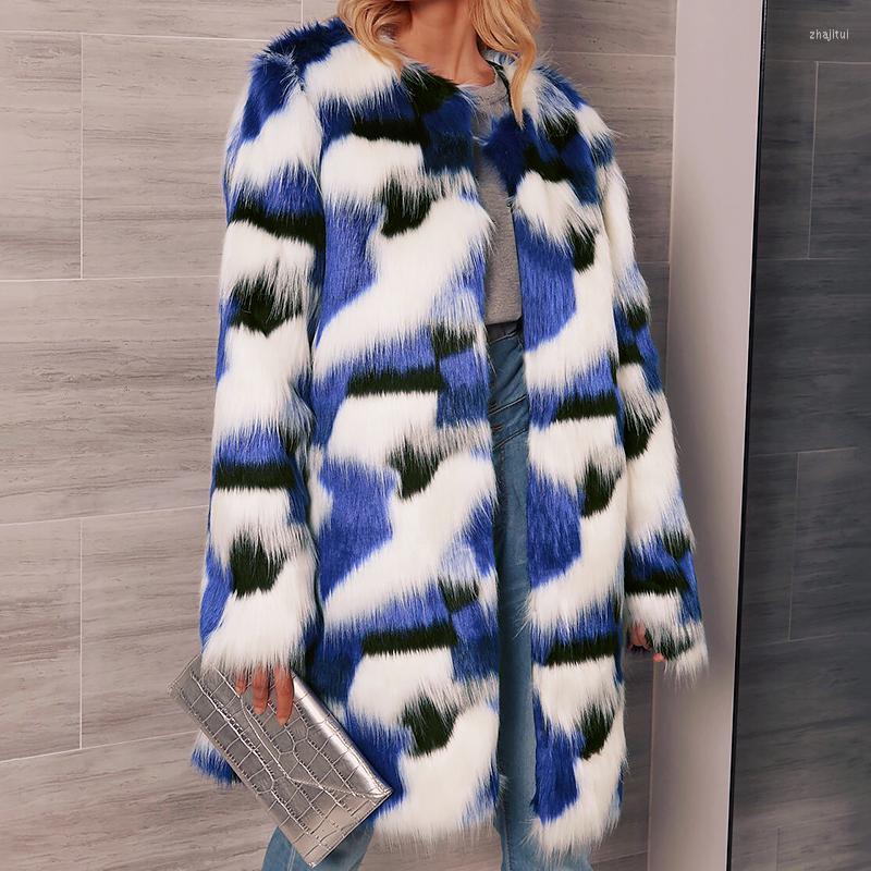 Women' Fur Women' & Faux Woman Mixed Color Coat Fashion Warmth Thick Long-sleeved Autumn And Winter Clothes, Ivory
Women' Fur Women' & Faux Woman Mixed Color Coat Fashion Warmth Thick Long-sleeved Autumn And Winter Clothes, Ivory