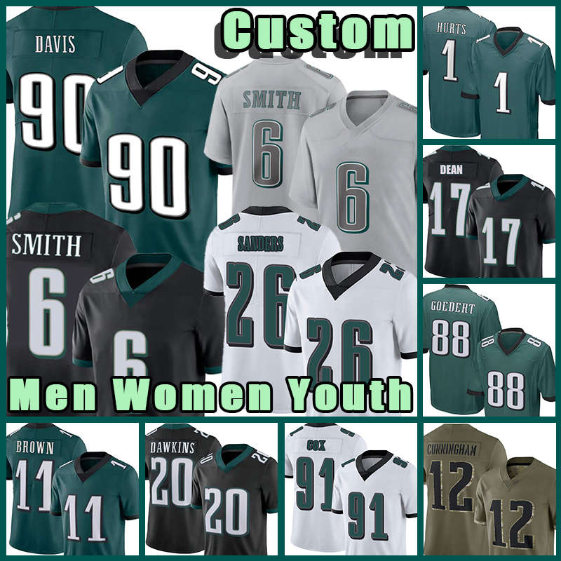 1 Jalen Hurts A.J. Brown Football Jersey Darius Slay Jr Davis Dean DeVonta Smith Jason Kelce Brandon Graham Philadelphia Eagles Gardner Minshew II Mailata Goedert, Custom youth(laoying)
1 Jalen Hurts A.J. Brown Football Jersey Darius Slay Jr Davis Dean DeVonta Smith Jason Kelce Brandon Graham Philadelphia Eagles Gardner Minshew II Mailata Goedert, Custom youth(laoying)