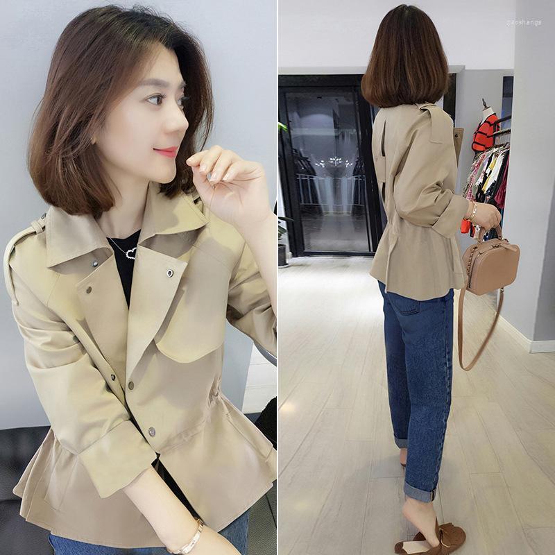 Women' Trench Coats Bobowaltz 2022 Spring Women' Korean Fashion Khaki Slim Temperament Windbreaker Coat
Women' Trench Coats Bobowaltz 2022 Spring Women' Korean Fashion Khaki Slim Temperament Windbreaker Coat