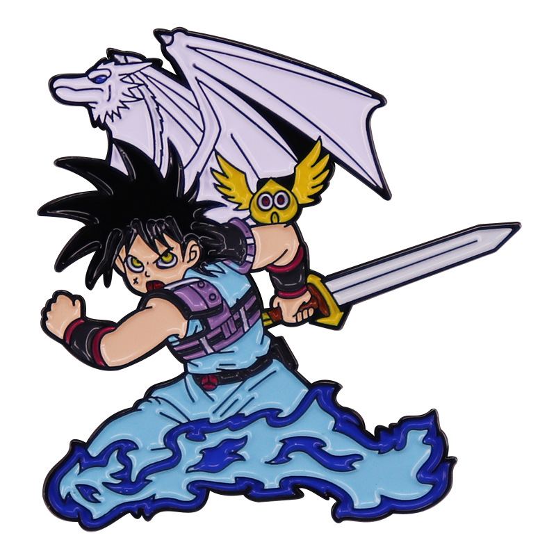 Dragon Quest adventure brooch Cute Anime Movies Games Hard Enamel Pins Collect Metal Cartoon Brooch Backpack Hat Bag Collar Lapel Badges Women Fashion Jewelry, As picture
Dragon Quest adventure brooch Cute Anime Movies Games Hard Enamel Pins Collect Metal Cartoon Brooch Backpack Hat Bag Collar Lapel Badges Women Fashion Jewelry, As picture