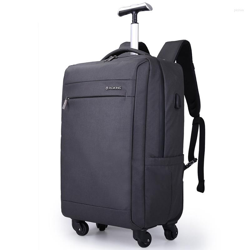 Suitcases Brand Trolley Luggage Bag With Wheels Backpack Multi-function USB Interface Business Suitcase Portable Travel
Suitcases Brand Trolley Luggage Bag With Wheels Backpack Multi-function USB Interface Business Suitcase Portable Travel