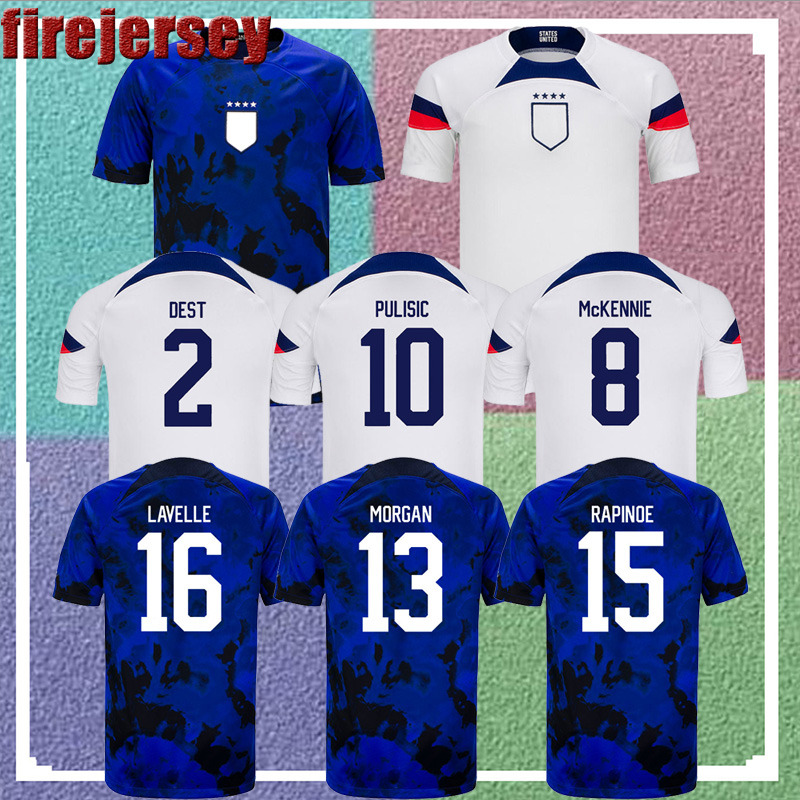 USAS world cup Soccer Jerseys 2022 PULISIC DEST MCKENNIE AARONSON MUSAH MORGAN LLOYD America Football Shirt United States LLETGET MEN KIDS SETS KITS 81005, Away
USAS world cup Soccer Jerseys 2022 PULISIC DEST MCKENNIE AARONSON MUSAH MORGAN LLOYD America Football Shirt United States LLETGET MEN KIDS SETS KITS 81005, Away