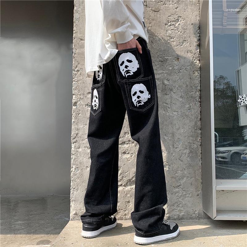 Men's Jeans Men's Hip Hop Printed Men Baggy Black Denim Trousers Straight Pants Spring Fashion Korean Streetwear Male Bottoms Y2K
Men's Jeans Men's Hip Hop Printed Men Baggy Black Denim Trousers Straight Pants Spring Fashion Korean Streetwear Male Bottoms Y2K