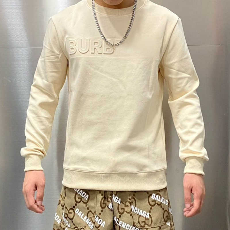 Bur Designer Sweater Mens Hoodie Classic Bb Letter 3d Printing Round Neck Sweatshirt Cotton Loose Sweaters Men Women Casual Long-sleeved, White
Bur Designer Sweater Mens Hoodie Classic Bb Letter 3d Printing Round Neck Sweatshirt Cotton Loose Sweaters Men Women Casual Long-sleeved, White