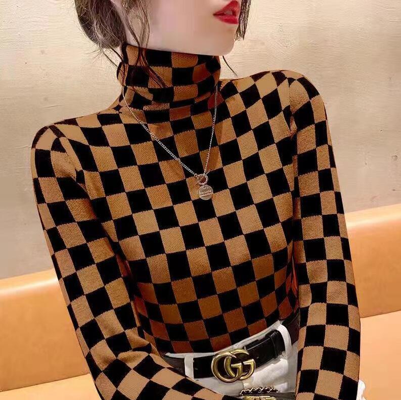 Women's Sweaters for Autumn Winter Turtleneck Long Sleeve T Shirt Vintage Letter Basic T-shirt Lady Tee Top, 05
Women's Sweaters for Autumn Winter Turtleneck Long Sleeve T Shirt Vintage Letter Basic T-shirt Lady Tee Top, 05
