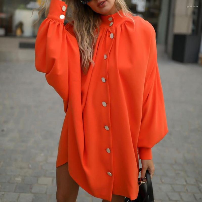 Women's Blouses Elegant Loose Women Shirt Stand Collar Ruched Shoulder Lantern Long Sleeve Single Breasted Solid Color Lady Female Clothin, Green
Women's Blouses Elegant Loose Women Shirt Stand Collar Ruched Shoulder Lantern Long Sleeve Single Breasted Solid Color Lady Female Clothin, Green