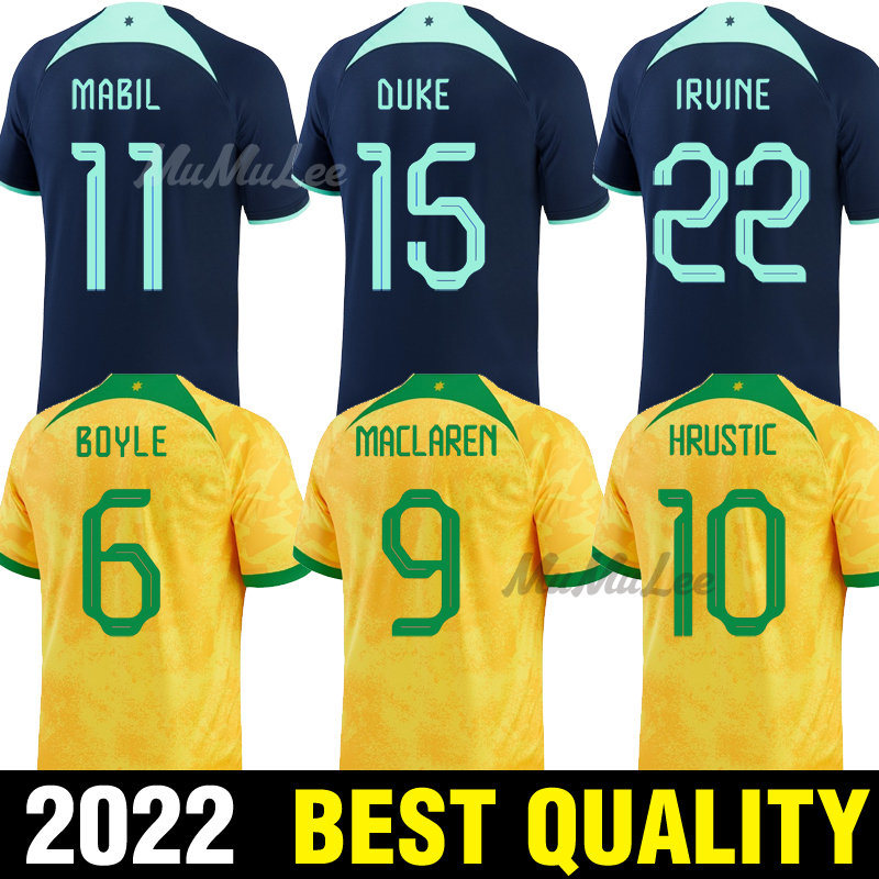 AustraliaS World Cup 2022 Soccer jerseys home away MOOY MACLAREN SOUTTAR KUOL HRUSTIC TAGGART BOYLE DUKE IRVINE MABIL MCGREE 22 23 LECKIE jersey football shirts
AustraliaS World Cup 2022 Soccer jerseys home away MOOY MACLAREN SOUTTAR KUOL HRUSTIC TAGGART BOYLE DUKE IRVINE MABIL MCGREE 22 23 LECKIE jersey football shirts