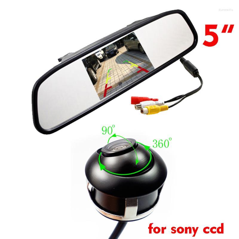 Car Rear View Cameras Cameras& Parking Sensors 2in1 System Universal 360Degree Roataion Front/Rear/Side Camera &LCD TFT Monitor Mirror
Car Rear View Cameras Cameras& Parking Sensors 2in1 System Universal 360Degree Roataion Front/Rear/Side Camera &LCD TFT Monitor Mirror