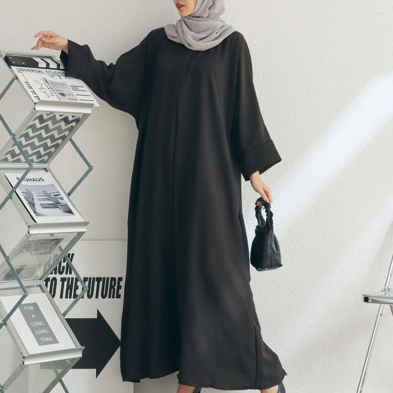Casual Dresses Elegant Solid Color Large Hem Traditional Dress O-neck Batwing Long Sleeve Slant Pockets Unique Ankle Length Robe, Black
Casual Dresses Elegant Solid Color Large Hem Traditional Dress O-neck Batwing Long Sleeve Slant Pockets Unique Ankle Length Robe, Black