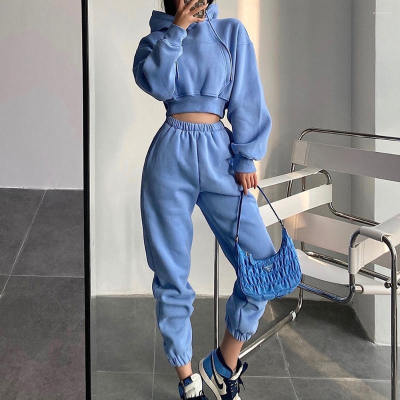 Women' Two Piece Pants Autumn Winter Women' Sports Suit Fashion Loose Hooded Sweater Casual Tracksuits & Sets 2pcs, Black
Women' Two Piece Pants Autumn Winter Women' Sports Suit Fashion Loose Hooded Sweater Casual Tracksuits & Sets 2pcs, Black