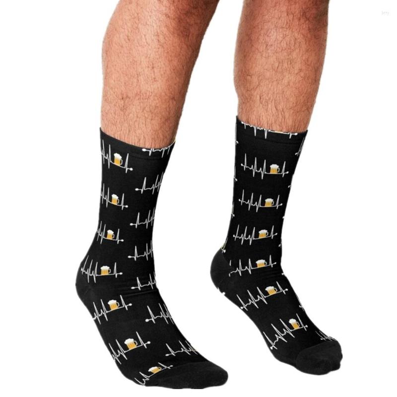 Men's Socks 2022 Men Harajuku Beer Heartbeat Printed Personality Happy Hip Hop Novelty Skateboard Crew Casual Crazy, W513
Men's Socks 2022 Men Harajuku Beer Heartbeat Printed Personality Happy Hip Hop Novelty Skateboard Crew Casual Crazy, W513