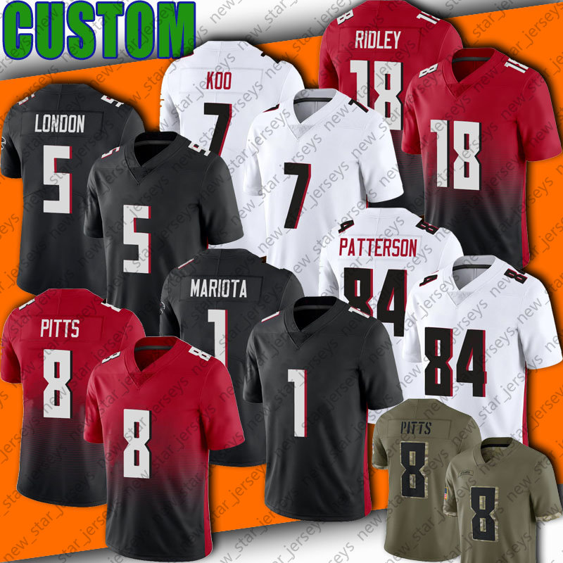 8 Kyle Pitts Marcus Mariota Jersey Football AJ Terrell Jr Cordarrelle Patterson Drake London Lorenzo Carter Jerseys Atlanta Falcons Grady Jarrett Deion Jones Vick, Man custom jersey (ly)
8 Kyle Pitts Marcus Mariota Jersey Football AJ Terrell Jr Cordarrelle Patterson Drake London Lorenzo Carter Jerseys Atlanta Falcons Grady Jarrett Deion Jones Vick, Man custom jersey (ly)