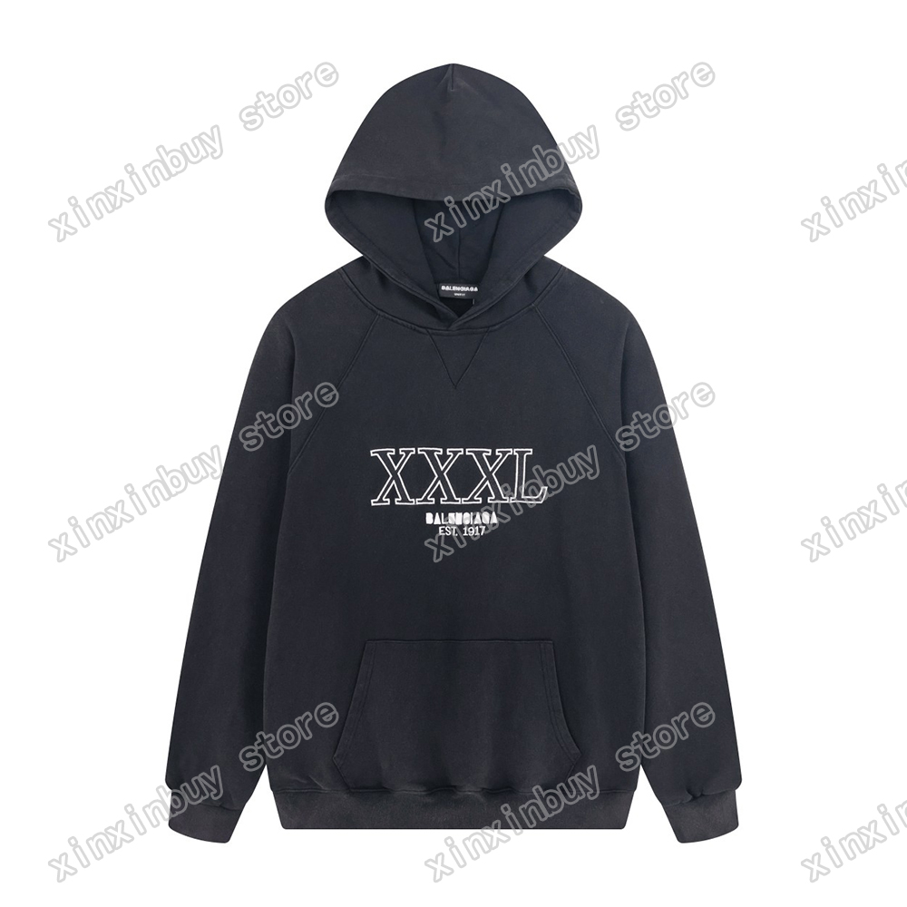 xinxinbuy Men designer Hoodie Sweatshirts XXXL letter Paris Embroidery 1917 women black white khaki M-2XL, 01
xinxinbuy Men designer Hoodie Sweatshirts XXXL letter Paris Embroidery 1917 women black white khaki M-2XL, 01