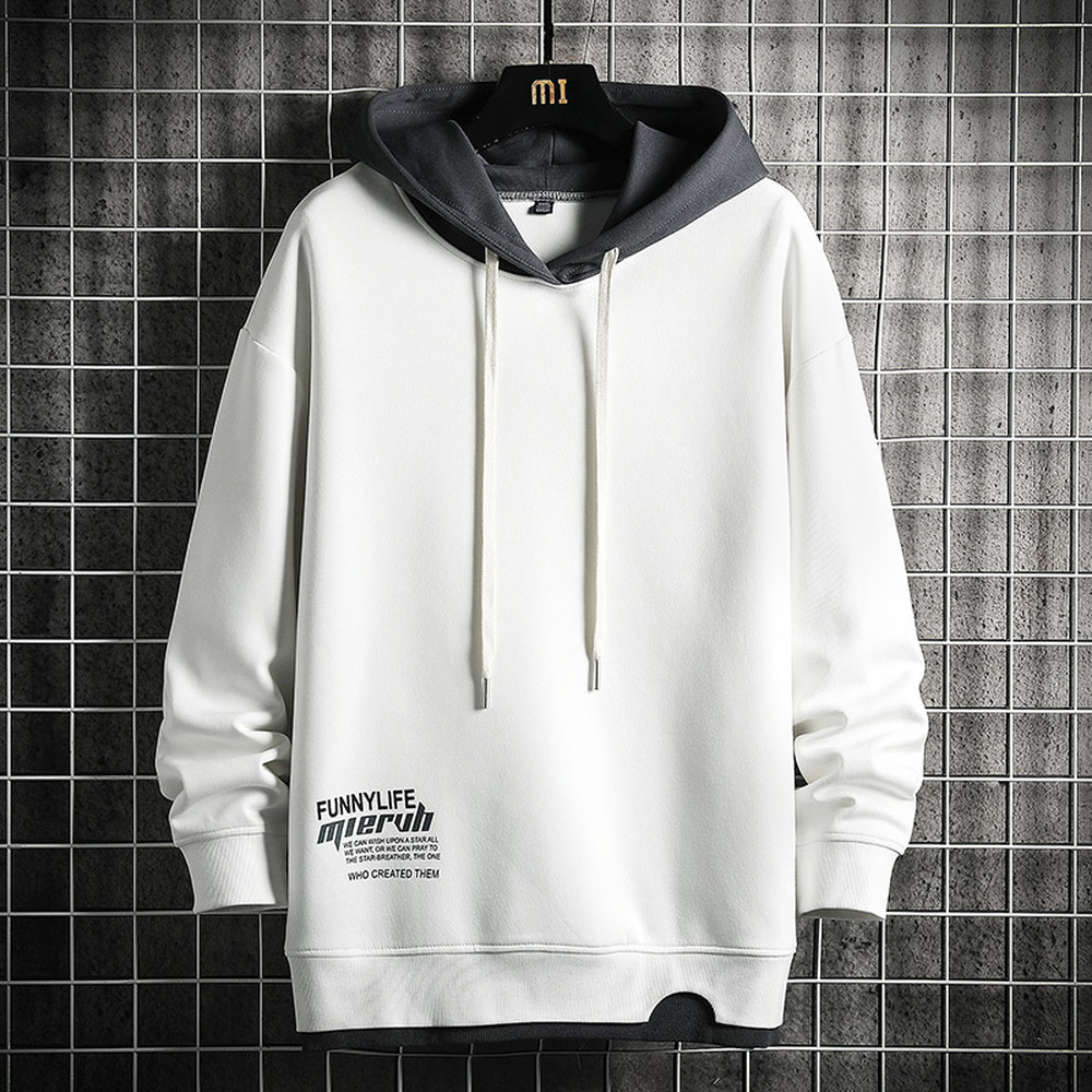 White Hoodies Men Fashion Clothing Color Block Hip Hop Hoodies For Men Streetwear Hooded Sweatshirts Men Long Sleeve Shirts Tops
White Hoodies Men Fashion Clothing Color Block Hip Hop Hoodies For Men Streetwear Hooded Sweatshirts Men Long Sleeve Shirts Tops