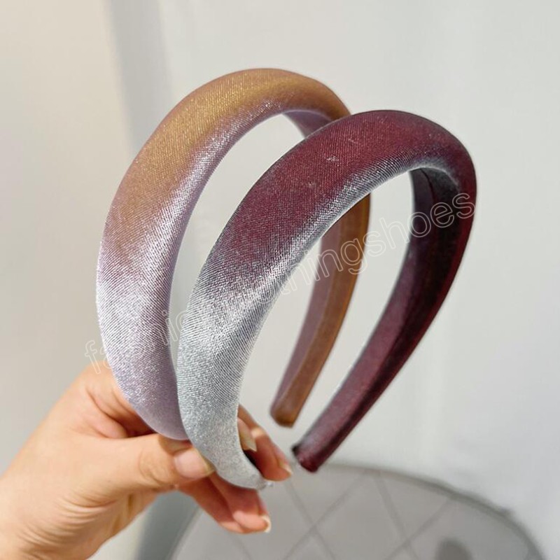 Fashion Women's Hair Hoop Soft Solid Color Sponge Hairband For Adult Headwear Autumn Hair Accessories