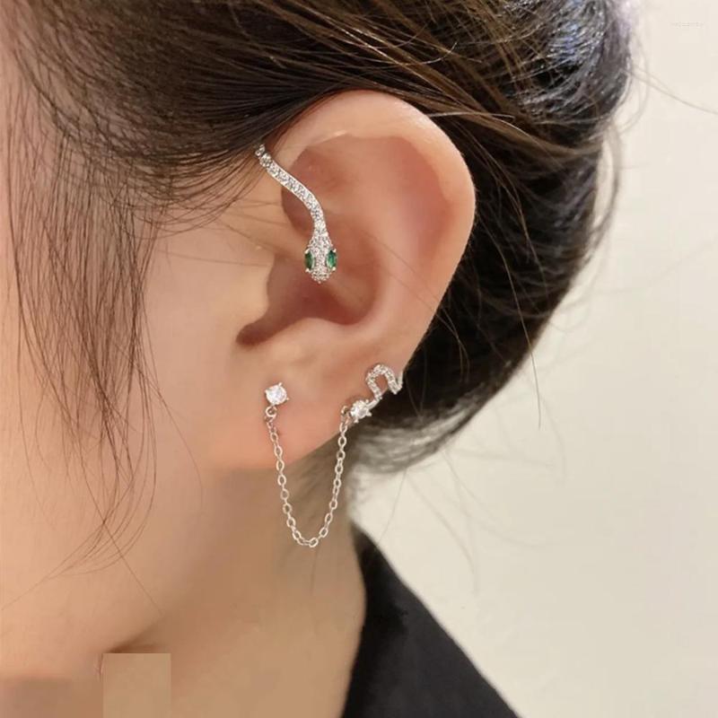Backs Earrings 2022 Unusual Shiny Snake Shaped Cilp On For Women Men Punk Silver Color Hanging Chain Earring Party Jewelry Wholesale
Backs Earrings 2022 Unusual Shiny Snake Shaped Cilp On For Women Men Punk Silver Color Hanging Chain Earring Party Jewelry Wholesale